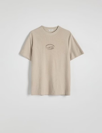 
						Tricou Reserved, bej