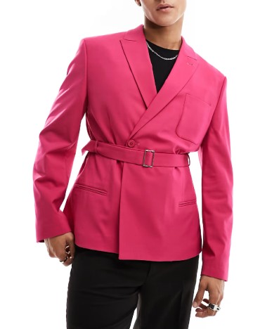 
						Sacou ASOS, roz