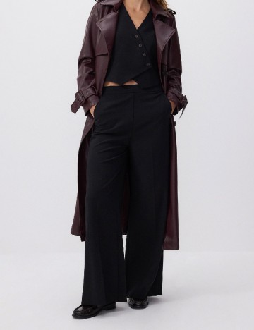 Pantaloni Reserved, negru