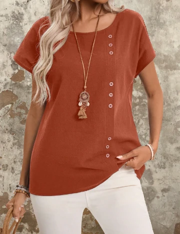 Tricou Emery Rose, maro Maro