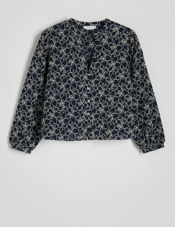 Camasa Reserved, bleumarin