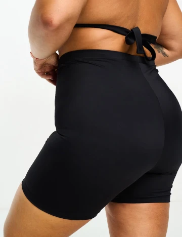 Chilot de  baie Ivory Rose Curve, negru Negru