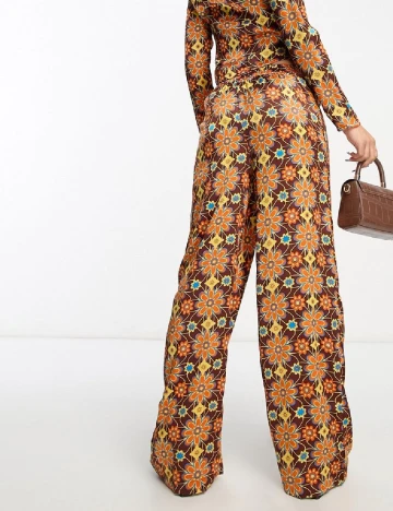 Pantaloni Heartbreak, floral print Floral print