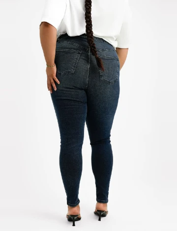 Blugi Top Shop Plus Size, albastru Albastru