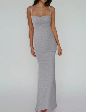 Rochie lunga SHEIN, gri