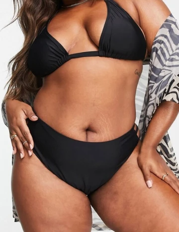 Chilot de  baie Ivory Rose Curve, negru Negru