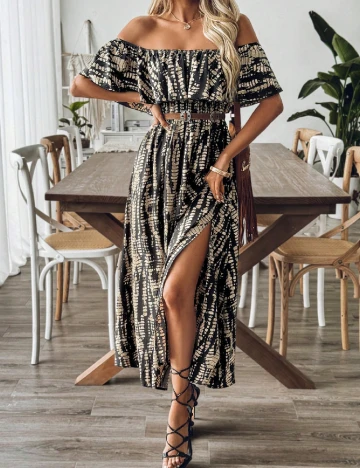 Rochie lunga SHEIN, negru Negru