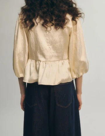 Bluza Reserved, crem Crem