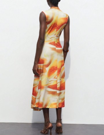 Rochie medie SHEIN, portocaliu