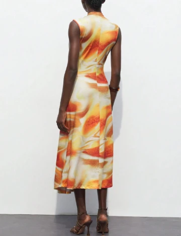 Rochie medie SHEIN, portocaliu Portocaliu