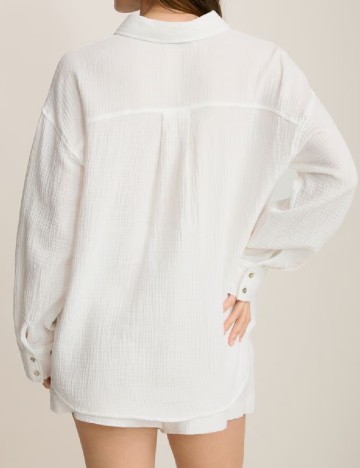 Camasa Oversize Reserved, alb
