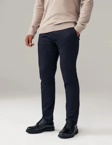 Set pantaloni 2 perechi Topman, albastru/crem