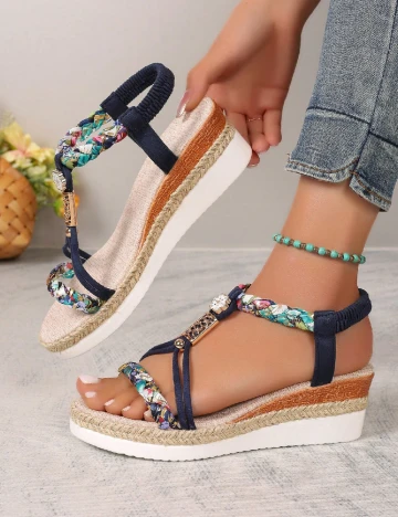 Sandale SHEIN, bleumarin Albastru