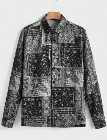 Camasa SHEIN, negru Negru