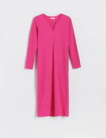 Rochie medie Reserved, roz Roz