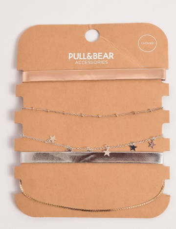 Set coliere Pull&Bear, mix culori, UNIVERSAL
