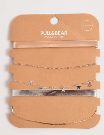 Set coliere Pull&Bear, mix culori, UNIVERSAL