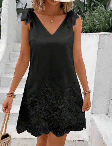 Rochie scurta SHEIN, negru Negru