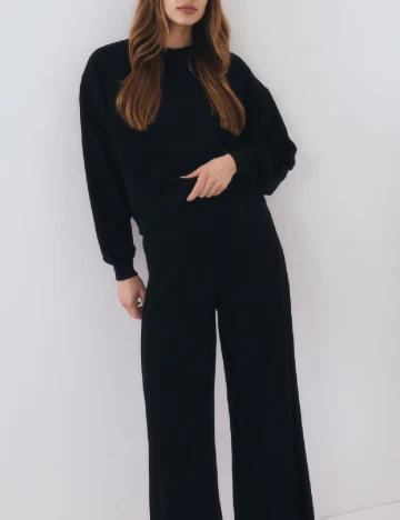 Bluza Oversize Reserved, negru
