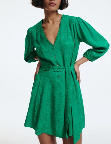 Rochie scurta Reserved, verde Verde