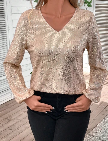 Bluza Emery Rose, crem Crem