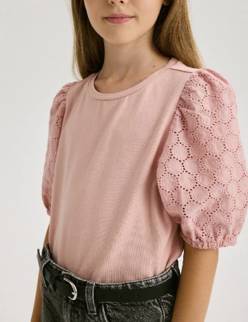 Bluza Reserved, roz Roz