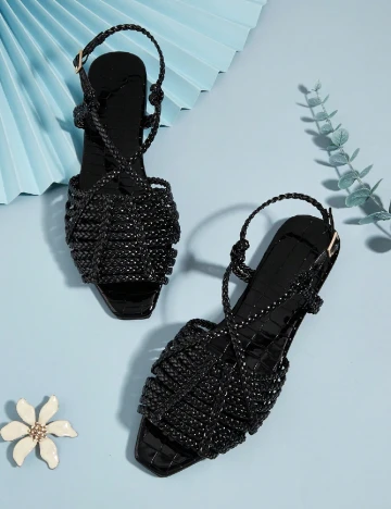 Sandale SHEIN, negru Negru
