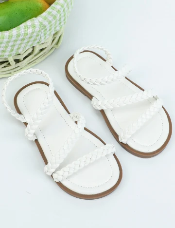 Sandale Shein Kids, alb Alb