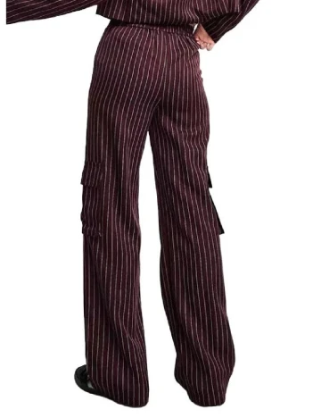Pantaloni Heartbreak, visiniu Rosu