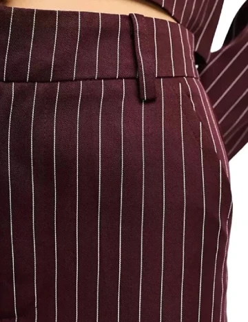 Pantaloni Heartbreak, visiniu Rosu