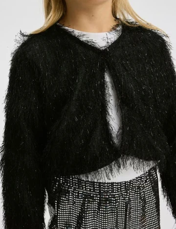 Cardigan Reserved, negru Negru