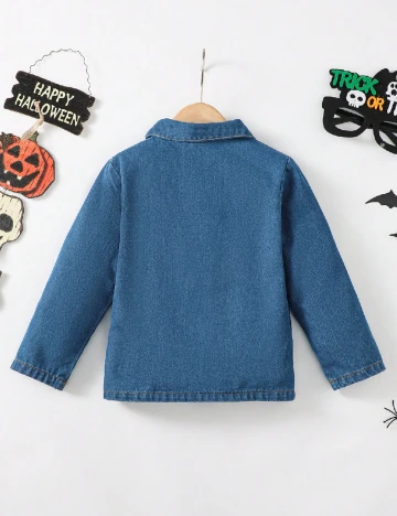 Camasa Shein Kids, albastru Albastru