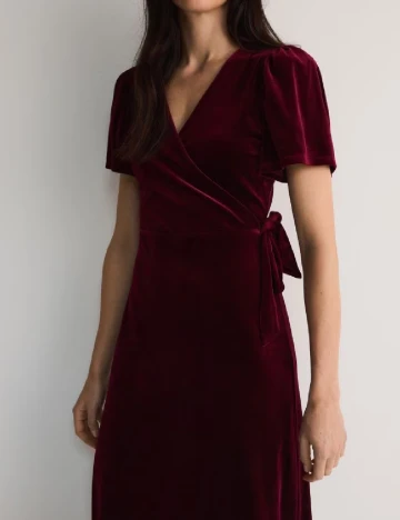 Rochie medie Reserved, visiniu Rosu