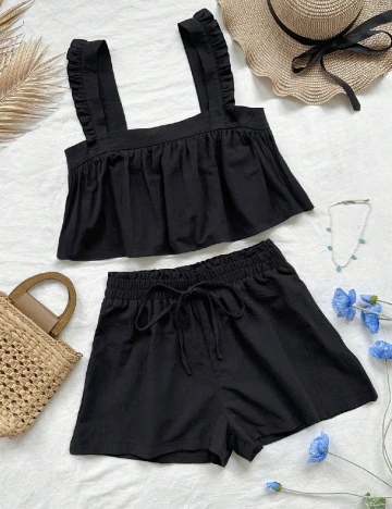 Compleu SHEIN, negru Negru
