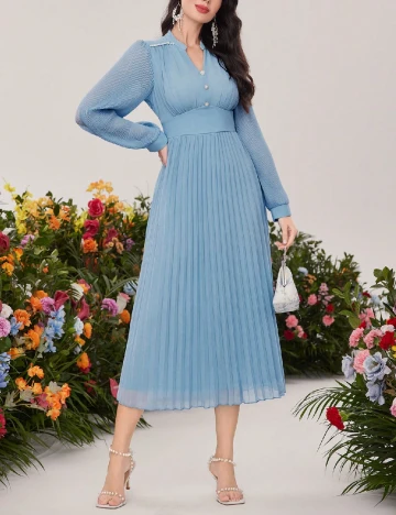 Rochie medie SHEIN, albastru Albastru