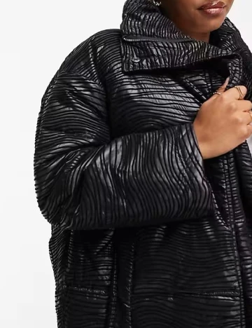 Geaca Oversize UrbanCode, negru Negru