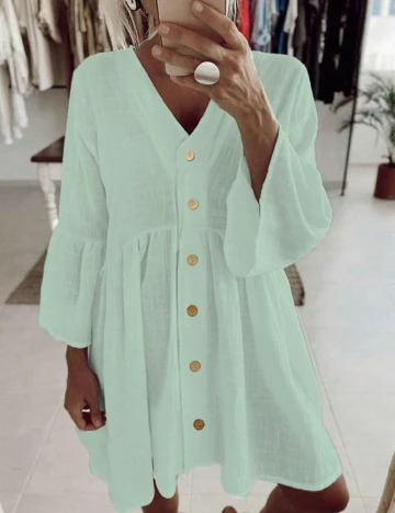 Rochie scurta SHEIN, verde Verde