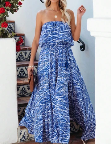Rochie lunga SHEIN, albastru Albastru