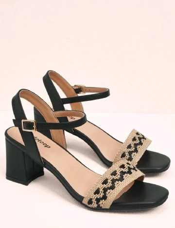Sandale SHEIN, negru Negru