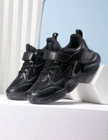 Adidasi Shein Kids, negru Negru