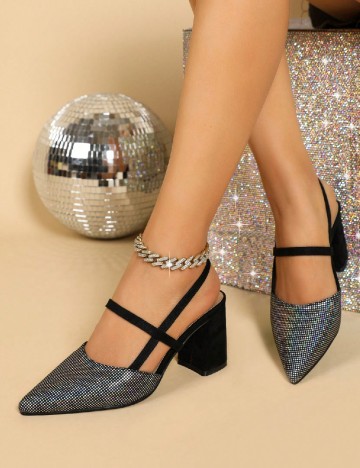 Pantofi SHEIN, negru
