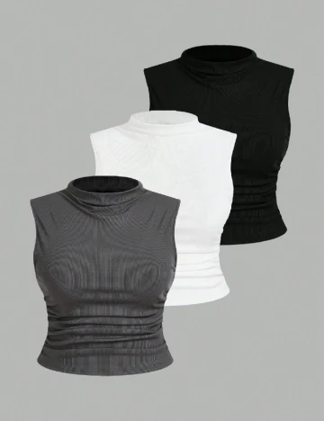 Set topuri SHEIN CURVE, mix culori Mix culori