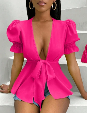 Bluza SHEIN, roz Roz