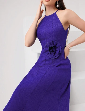 Rochie lunga SHEIN, albastru Albastru