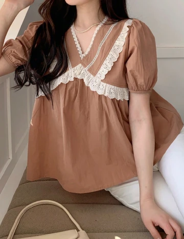 Bluza Dazy, maro Maro