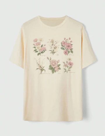 Tricou Romwe, galben Galben