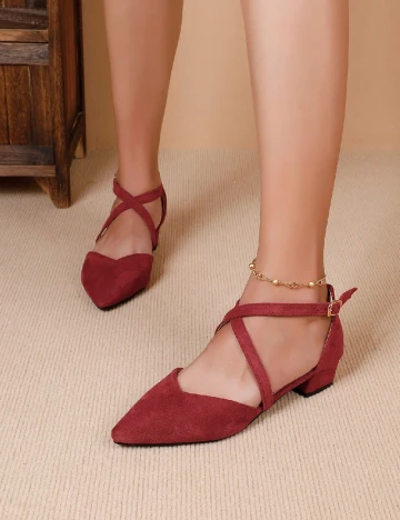 Pantofi SHEIN, rosu Rosu