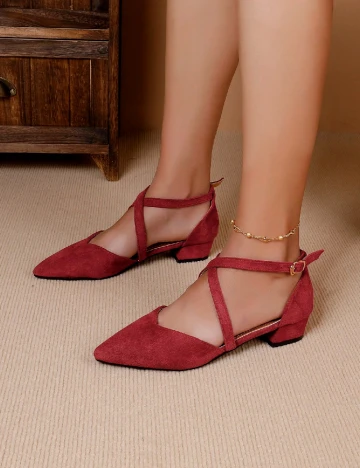 Pantofi SHEIN, rosu Rosu