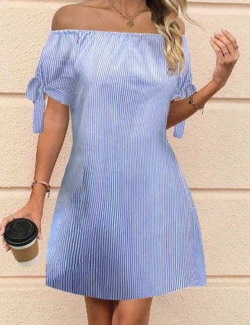 Rochie scurta SHEIN, albastru