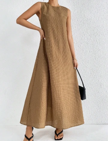 Rochie lunga SHEIN, maro Maro